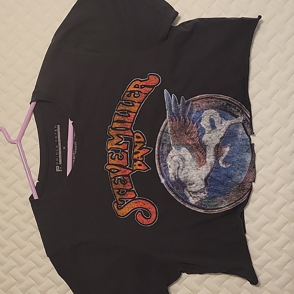 Peter Prince Collection Black Graphic Tee - Size L